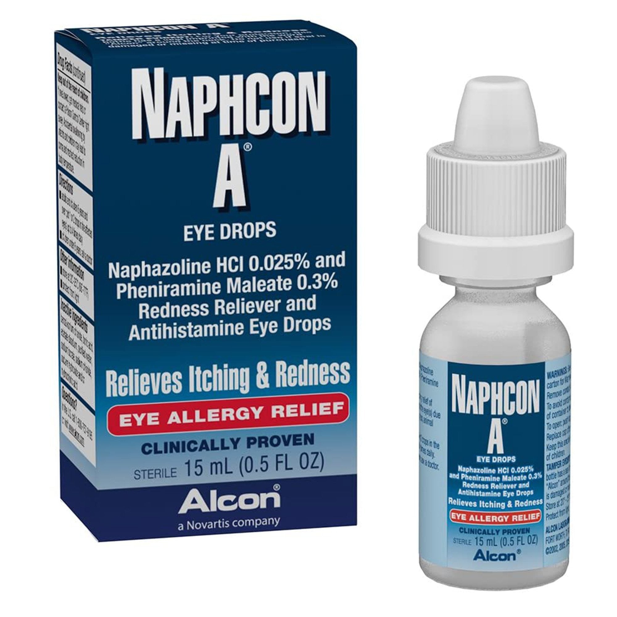 256037 - - Naphcon A Eye Allergy Relief Eye Drops 0.5 oz. Pack of 1, (EA)