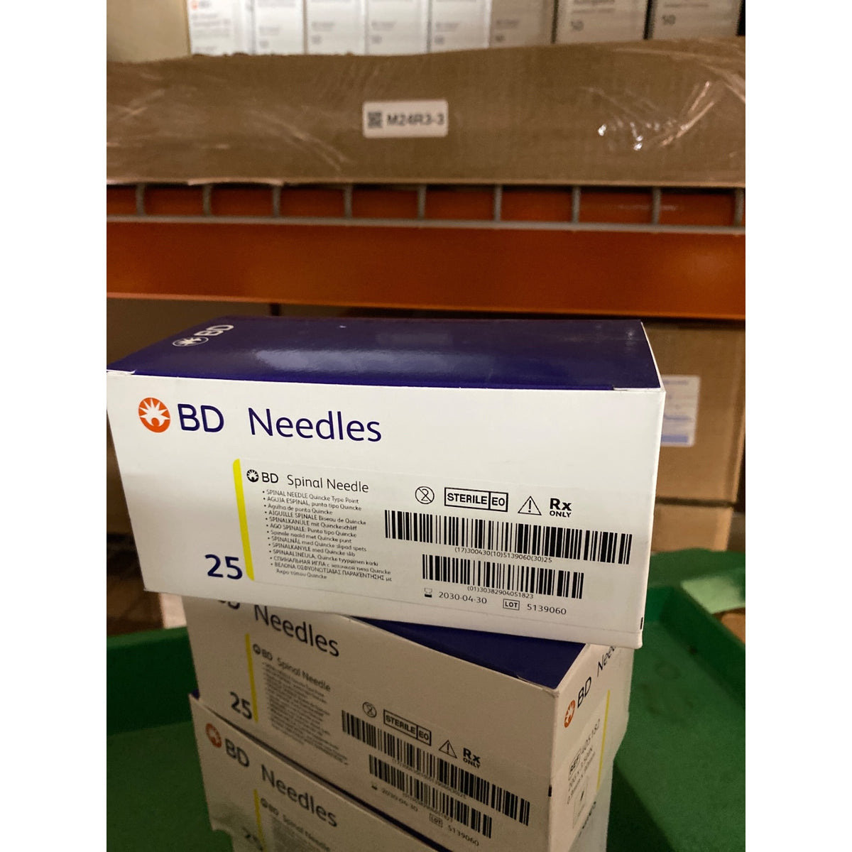 405182 - BD - NEEDLE SPINAL S/SU 20GA 3-1/2IN QUINCKE, (BX/25)