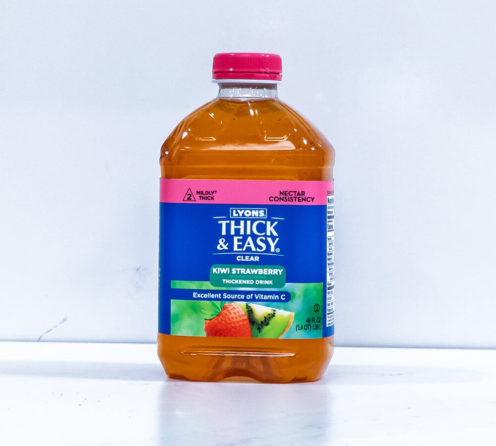 671147 - Thick & Easy - Thickened Beverage Thick & Easy 46 oz. Bottle Kiwi Strawberry Flavor Liquid IDDSI Level 2 Mildly Thick 27930 Case of 6, (CS)