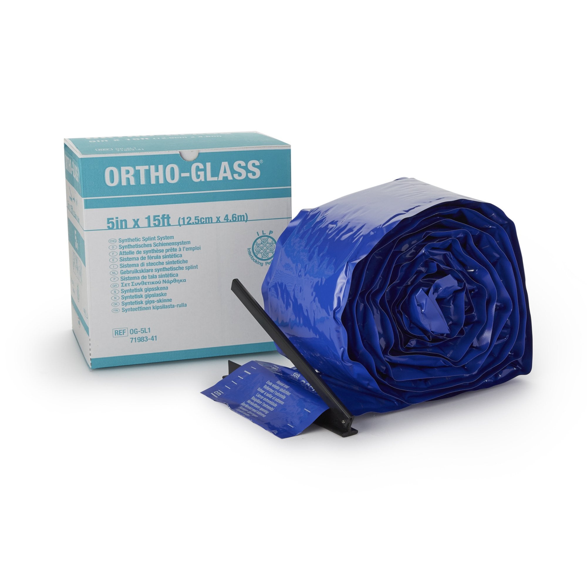 282602 - ORTHO-GLASS - Padded Splint Roll ORTHO-GLASS 5 Inch x 15 Foot Fiberglass White OG-5L2 Case of 2, (CS)