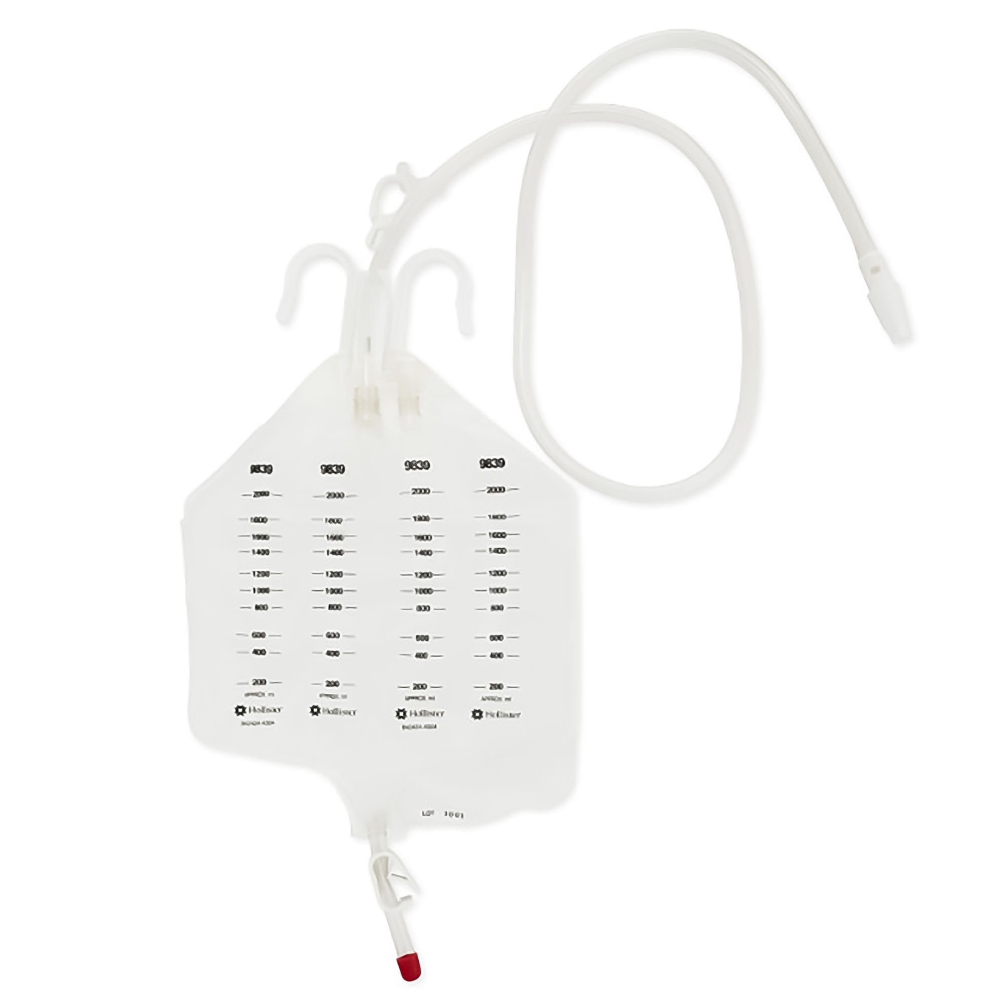 286951 - Hollister - Urinary Drain Bag Anti-Reflux Valve 2000 mL 9839 Box of 20, (BX)