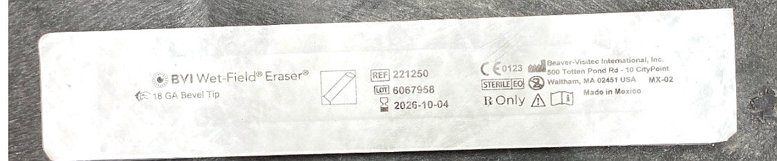 221250 - BEAVER-VISITEC - Eraser, (EA/1)