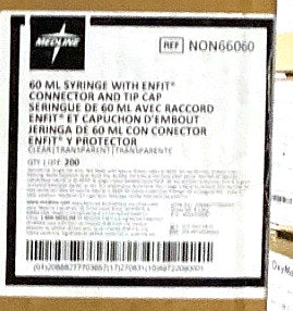 NON66060 - MEDLINE - 60ML ENFIT SYRINGE, CLEAR, (CS/200)