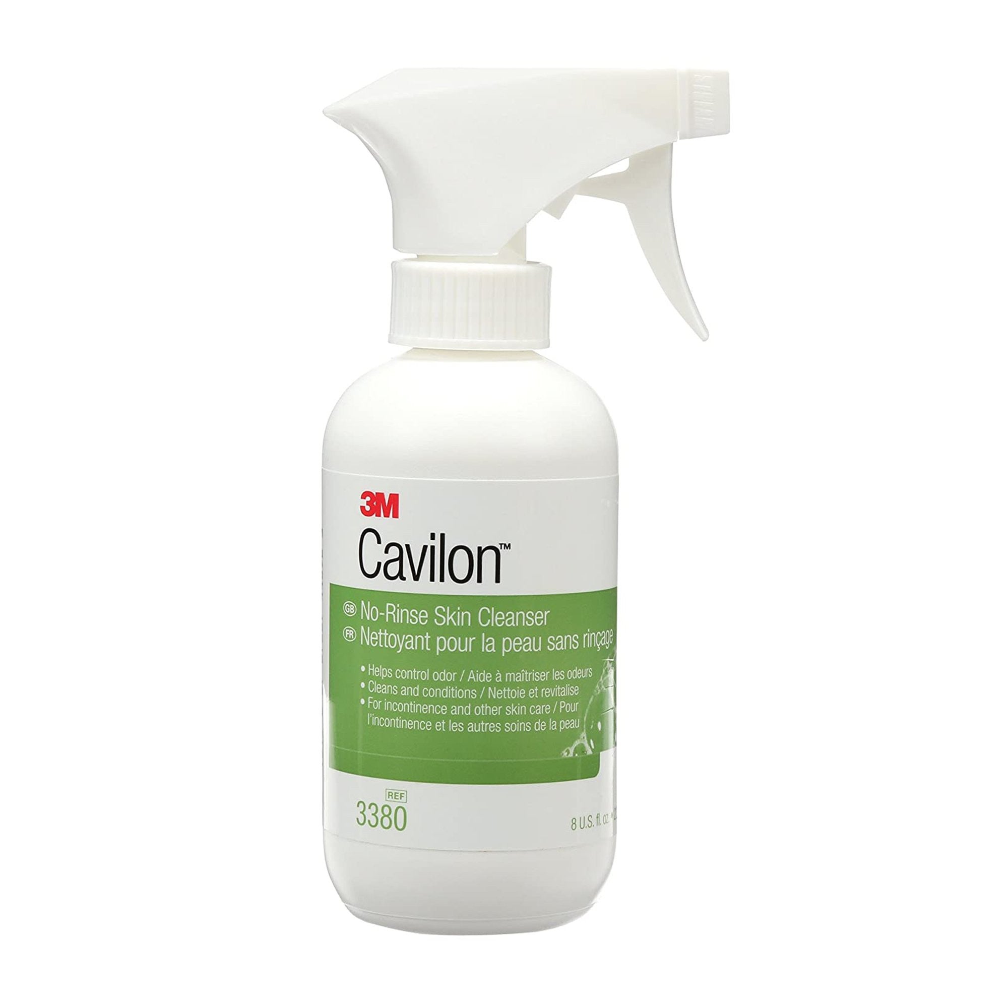 324084 - 3M - Rinse-Free Cleanser 3M Cavilon Liquid 8 oz. Pump Bottle Floral Scent 3380 Pack of 1, (EA)