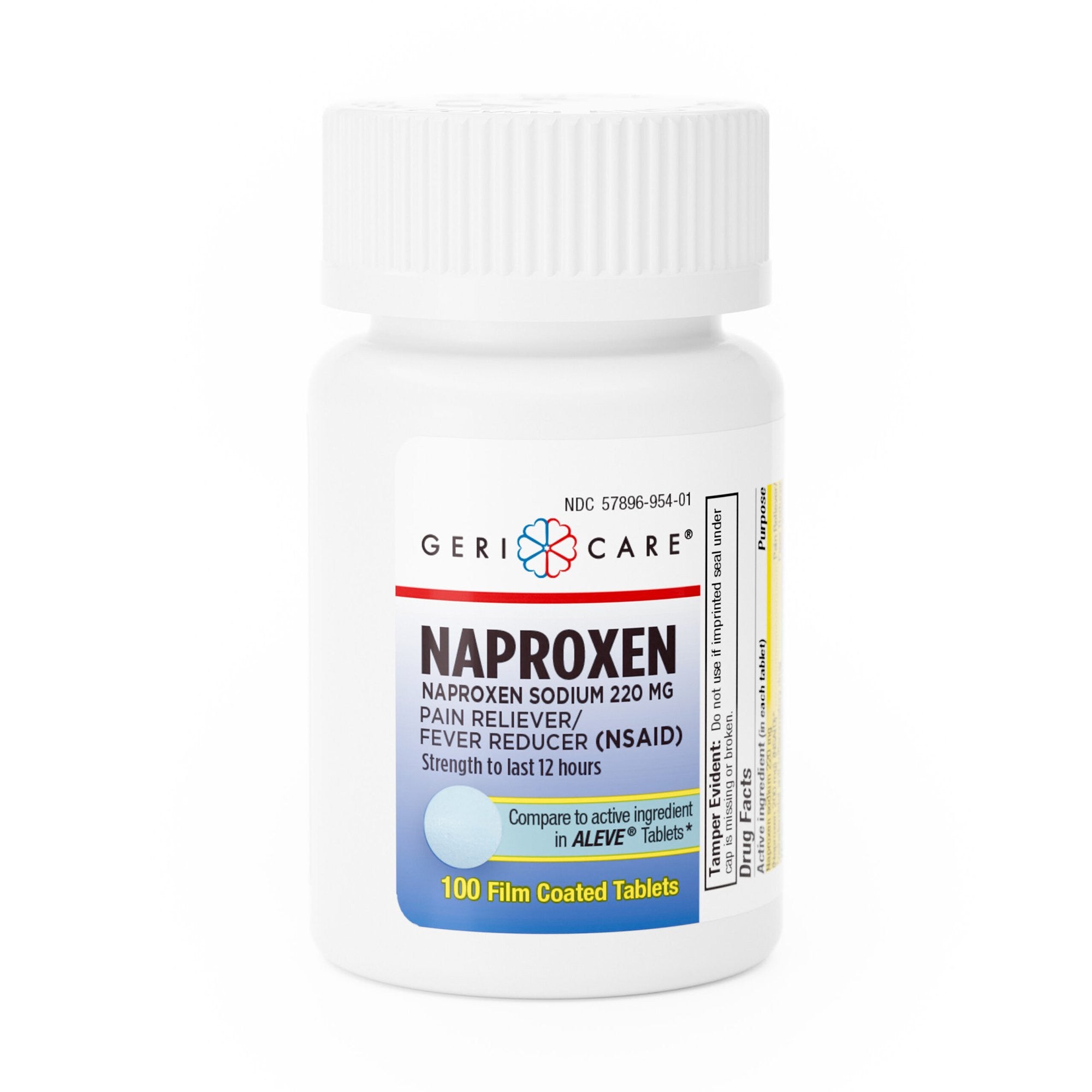 866981 - Geri-Care - Geri-Care Pain Relief 220 mg Strength Naproxen Sodium Tablet 100 per Bottle, 951-01-GCP, Bottle of 1, (BT)
