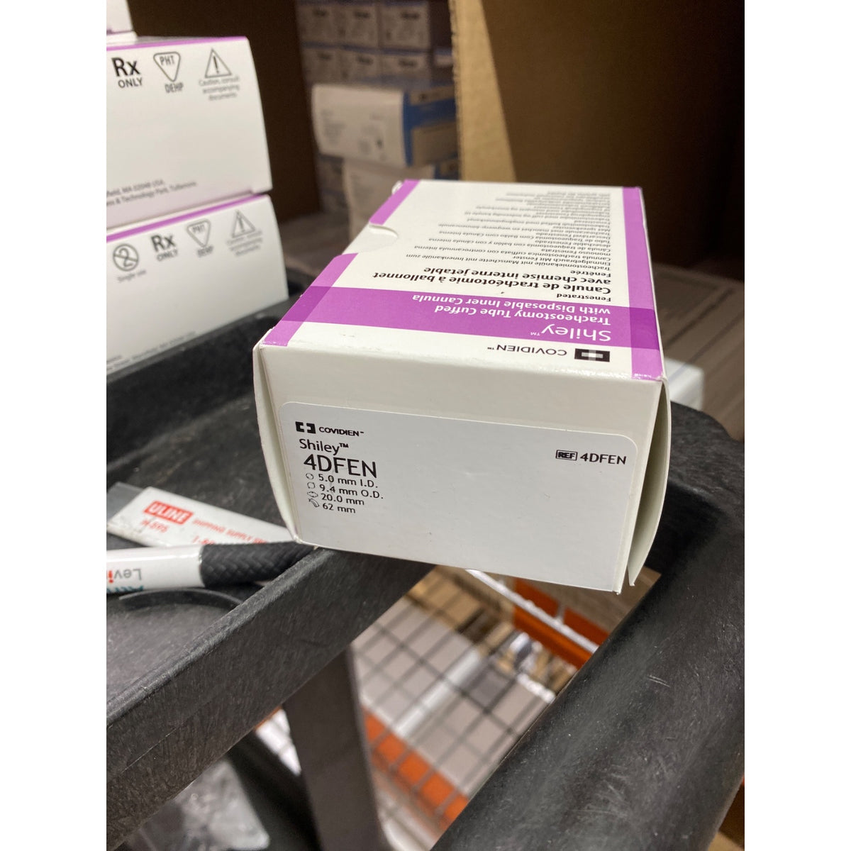 4DFEN - COVIDIEN - Tracheostomy Tube Cuffed with Disposable Inner Cannula,Fenestrated, (BX/1)