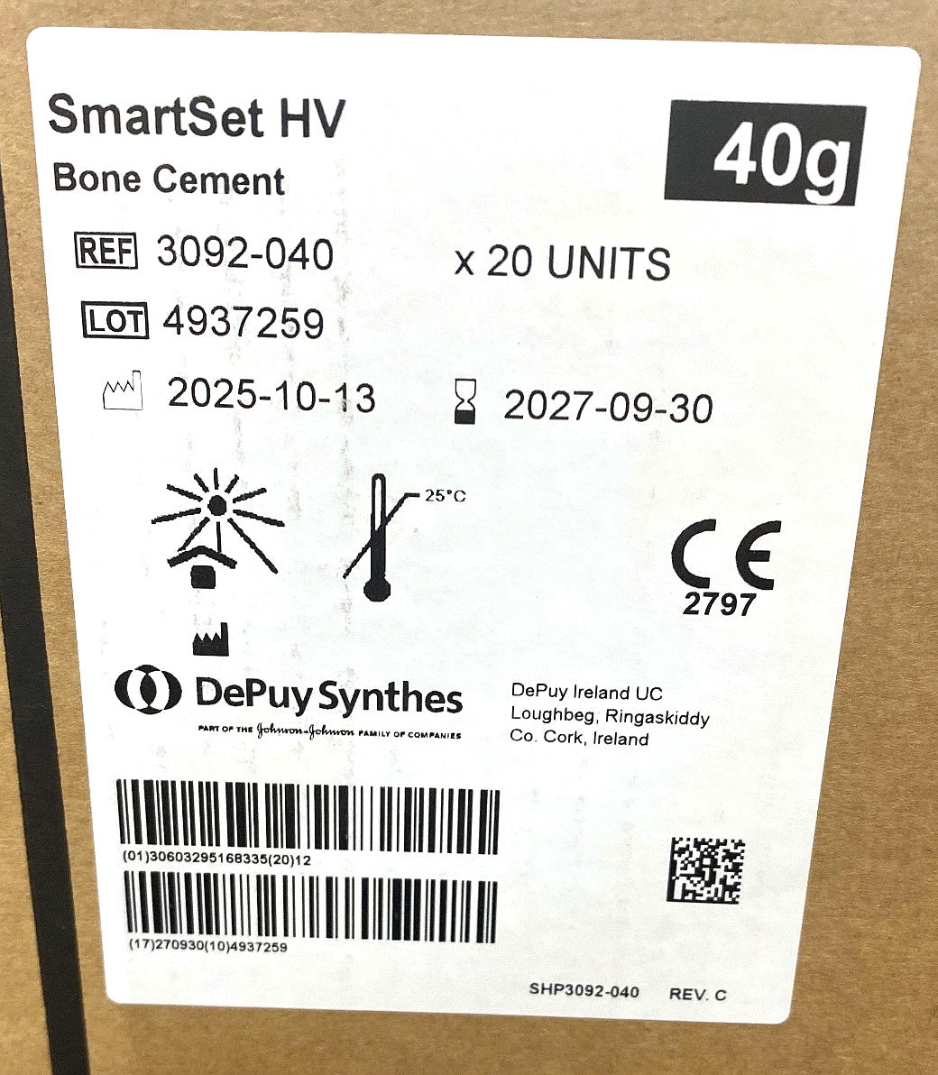 3092-040 - DEPUY - Bone cement, (CS/10)
