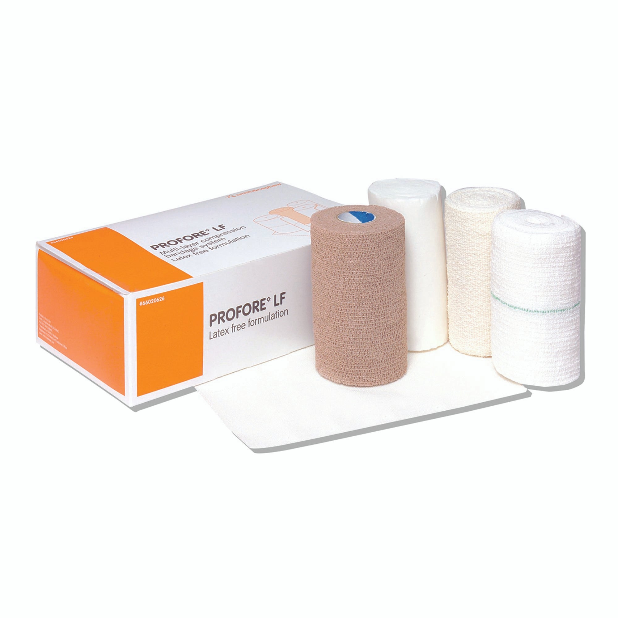 433106 - Profore - Profore LF 4-Layer Compression Bandage System, Multiple Sizes, Self-Adherent and Tape Closure, NonSterile, Case of 8, (CS)