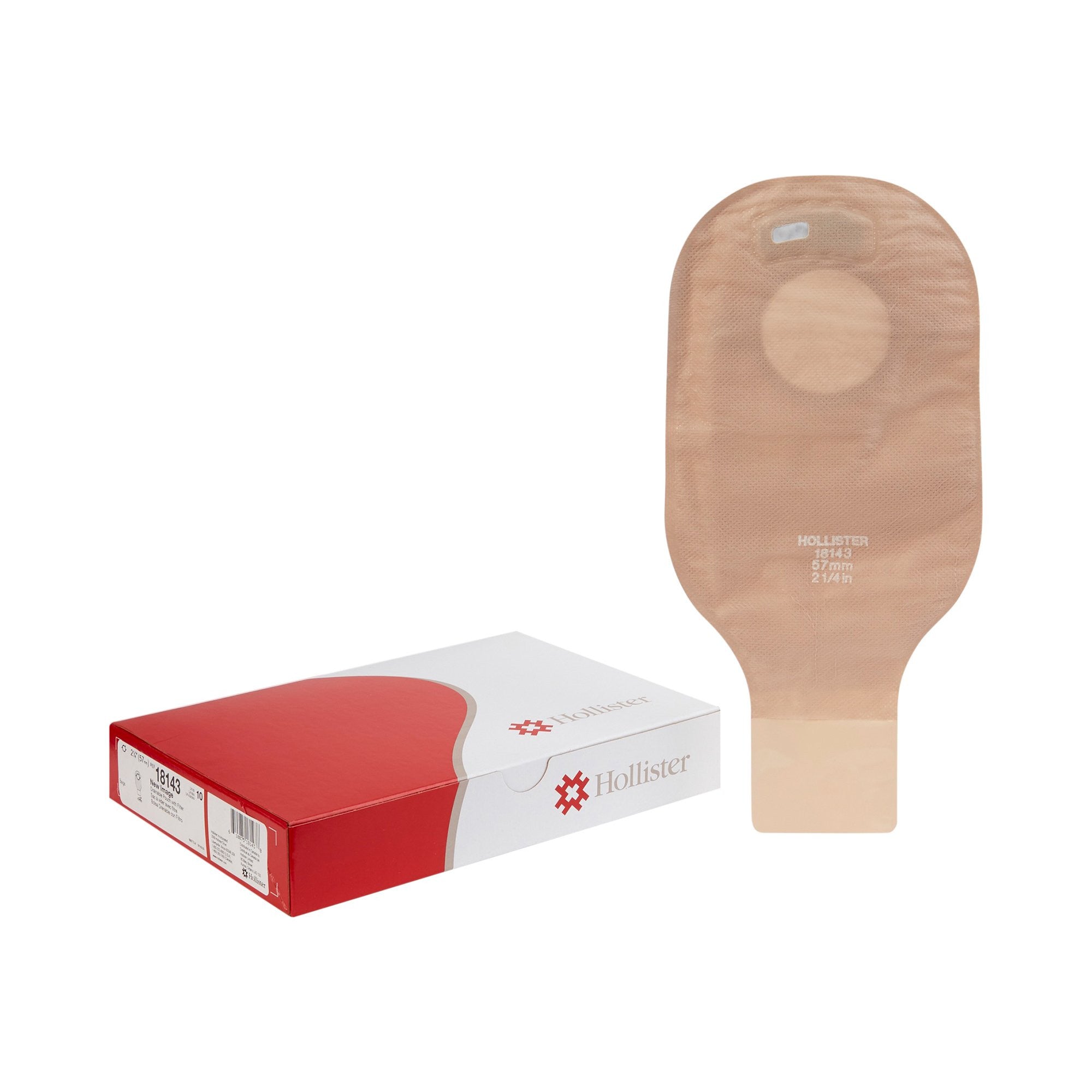 466327 - New Image - Colostomy Pouch New Image Two-Piece System 12 Inch Length Drainable 18143 Box of 10, (BX)