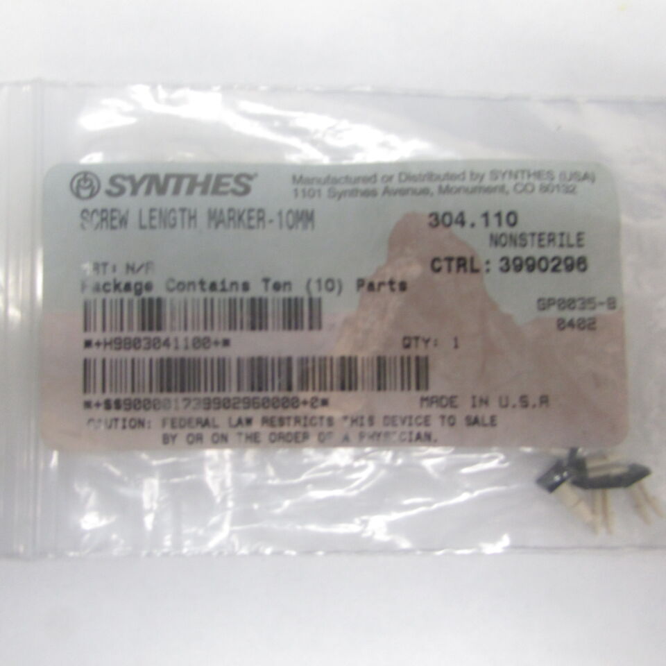 304.11 - SYNTHES - screw length marker - 10mm, () - ( Expiry Date: EACH )