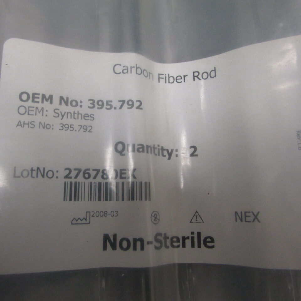 395.792 - SYNTHES - carbon fiber rod , () - ( Expiry Date: EACH )