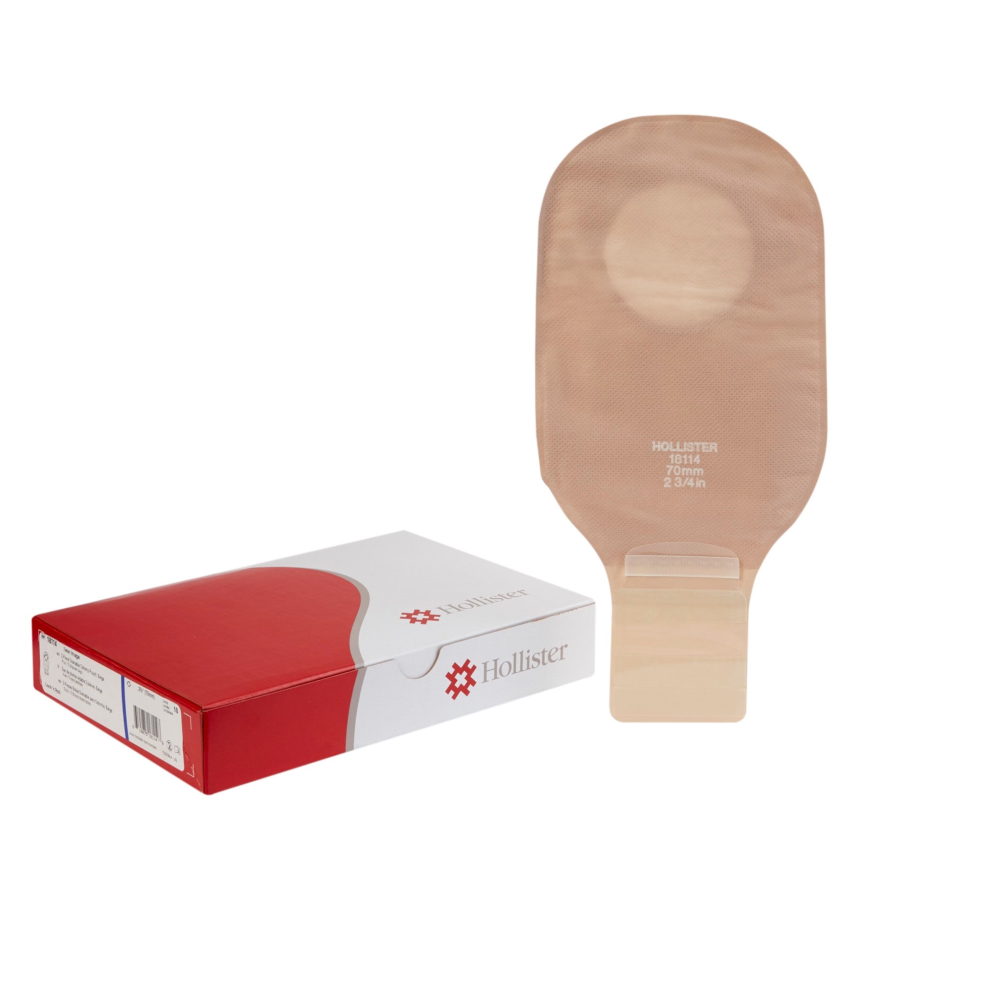 474558 - New Image - Colostomy Pouch New Image Two-Piece System 12 Inch Length Drainable 18114 Box of 10, (BX)