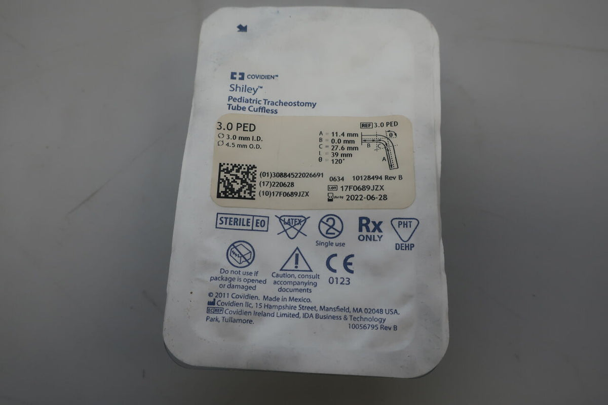 3.0 PED - COVIDIEN - shiley - 3.0 ped, ()