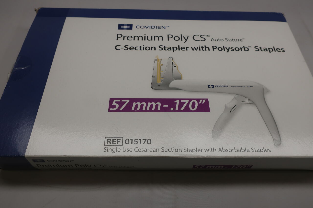 015170 - COVIDIEN - premium poly cs c-section stapler with polysorb staples, (BOX) - ( Expiry Date: 2022-07-31 )