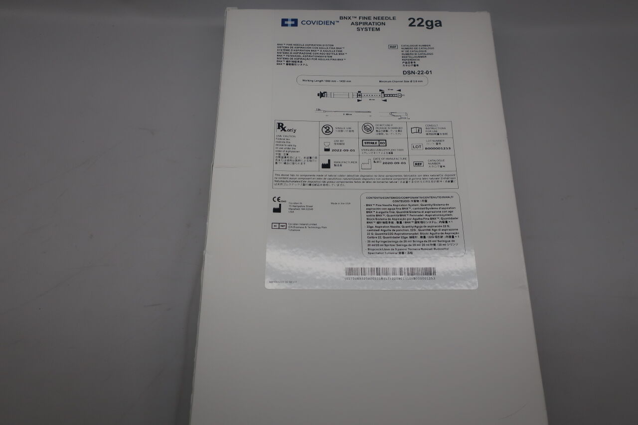 DSN-22-01 - COVIDIEN - bnx fine needle aspiration system - dsn-22-01, (BOX) - ( Expiry Date: 2022-09-01 )