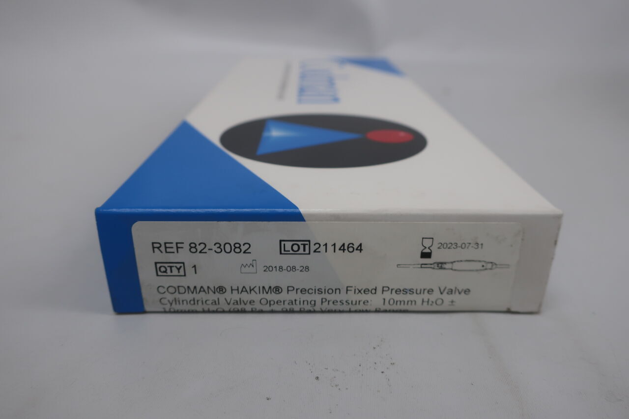 82-3082 - CODMAN - precision valve, information manual, straight connector(s) and introducer, (BX/1) - ( Expiry Date: 2023-07-31 )
