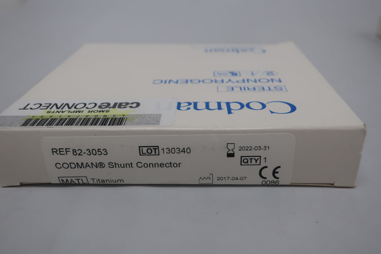 82-3053 - CODMAN - codman shunt connector -, (BX/1) - ( Expiry Date: 2022-03-31 )