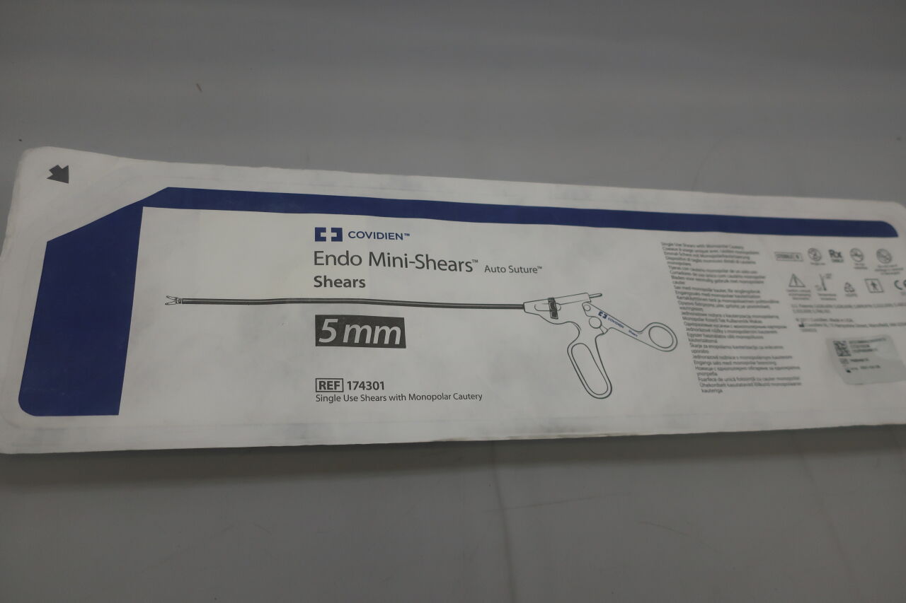 174301 - COVIDIEN - Roticulator Endo Mini-Shears Surgical Dissector Instrument with Monopolar Cautery, 31 cm Shaft Length, () - ( Expiry Date: )