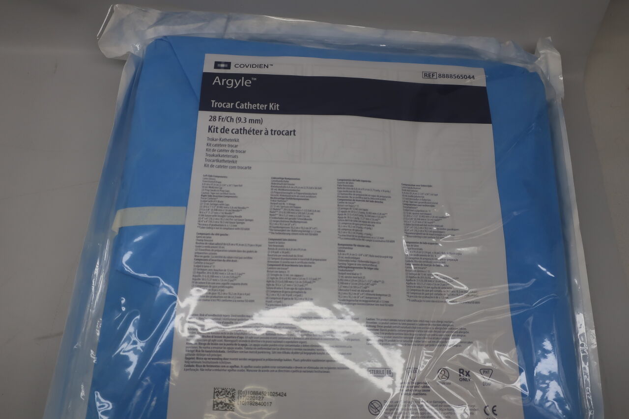 8888565044 - COVIDIEN - argyle trocar catheter kit - 8888565044, () - ( Expiry Date: )
