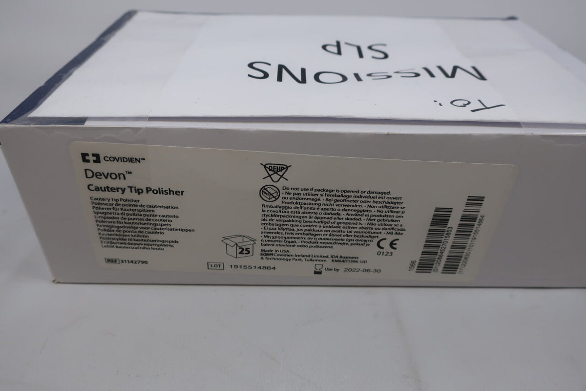 31142790 - COVIDIEN - Devon Sterile Cautery Tip Polisher, 5 x 5 cm, ()