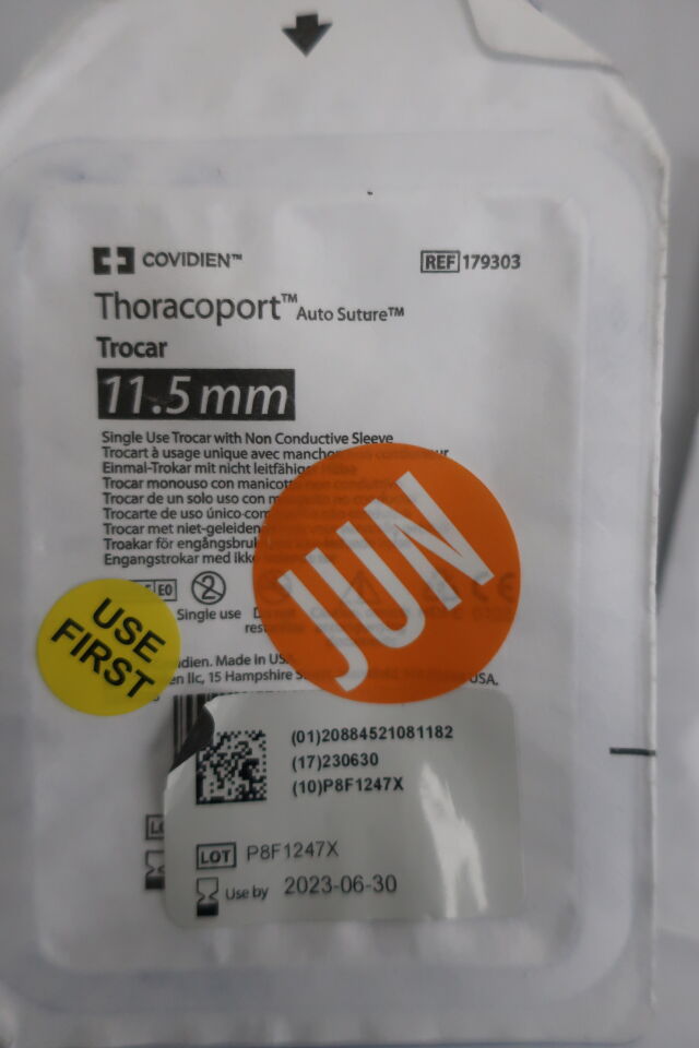 179303 - COVIDIEN - Thoracoport Single-Use Blunt Tip Trocar, 11.5 mm Size, () - ( Expiry Date: )
