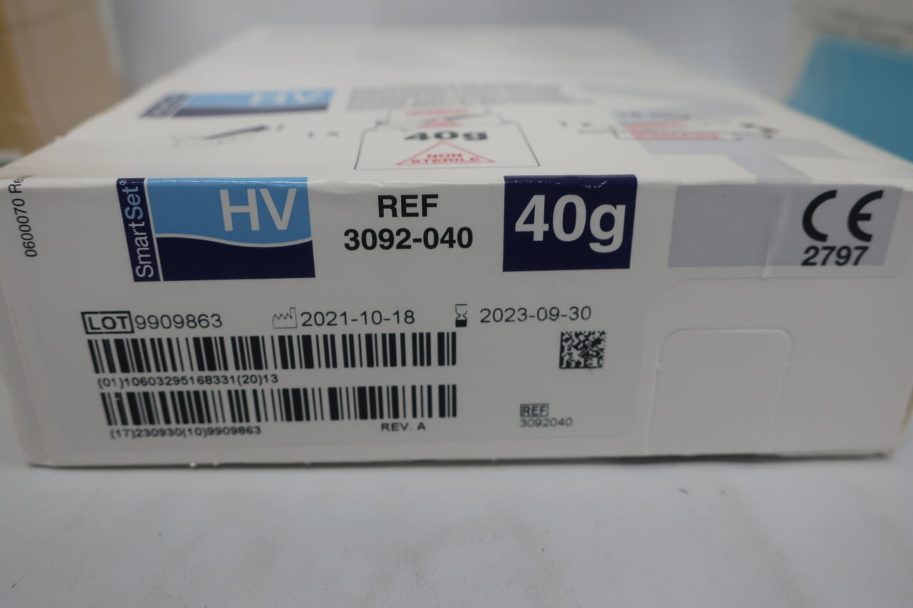 3092-040 - DEPUY - Smartset HV High Viscosity Bone Cement, 40 g, (BX/1) - ( Expiry Date: 2023-09-30 )