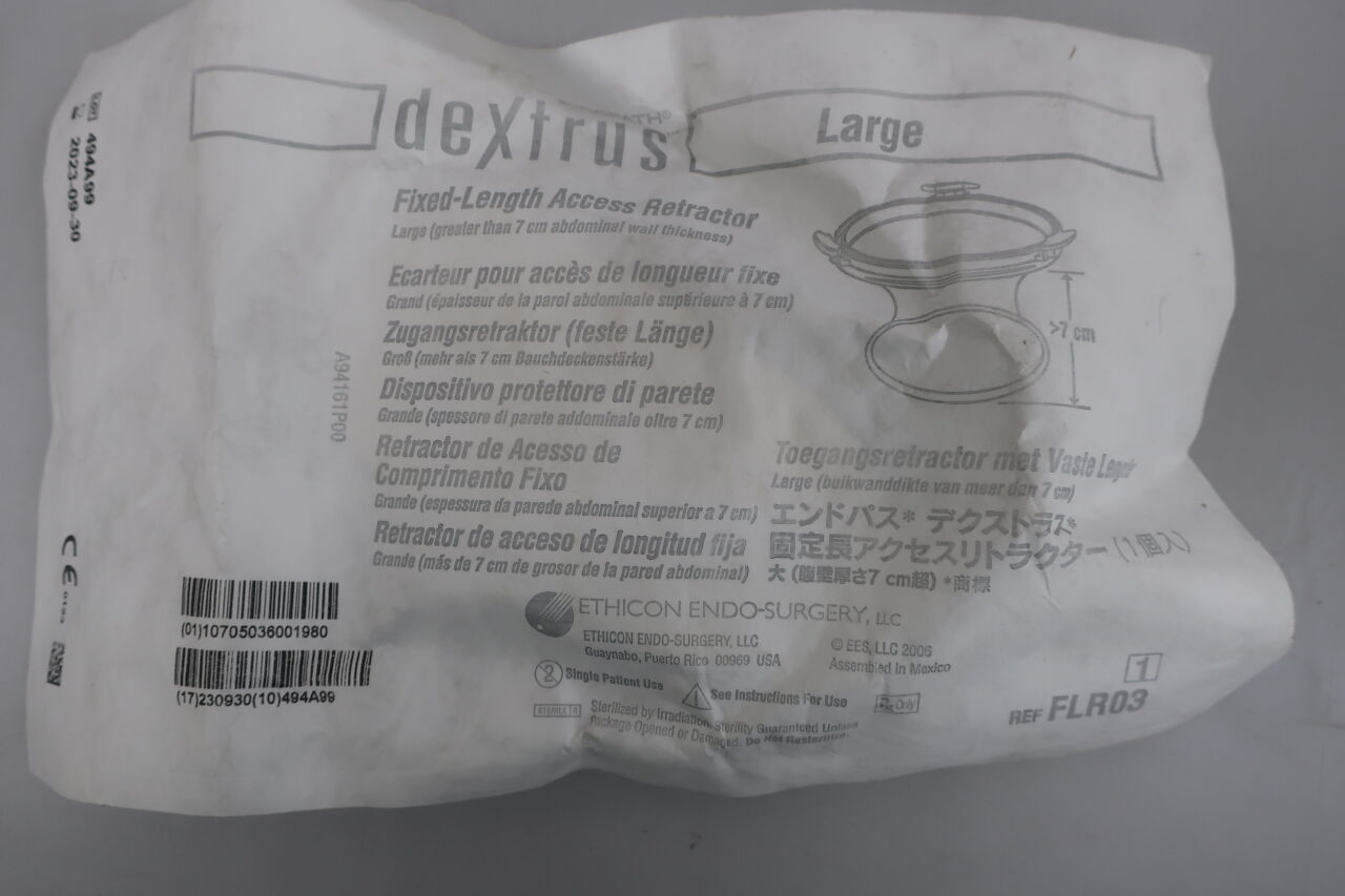 FLR03 - ETHICON - Endopath Dextrus Fixed-length Access Retractor, Large, () - ( Expiry Date: 2023-09-30 )
