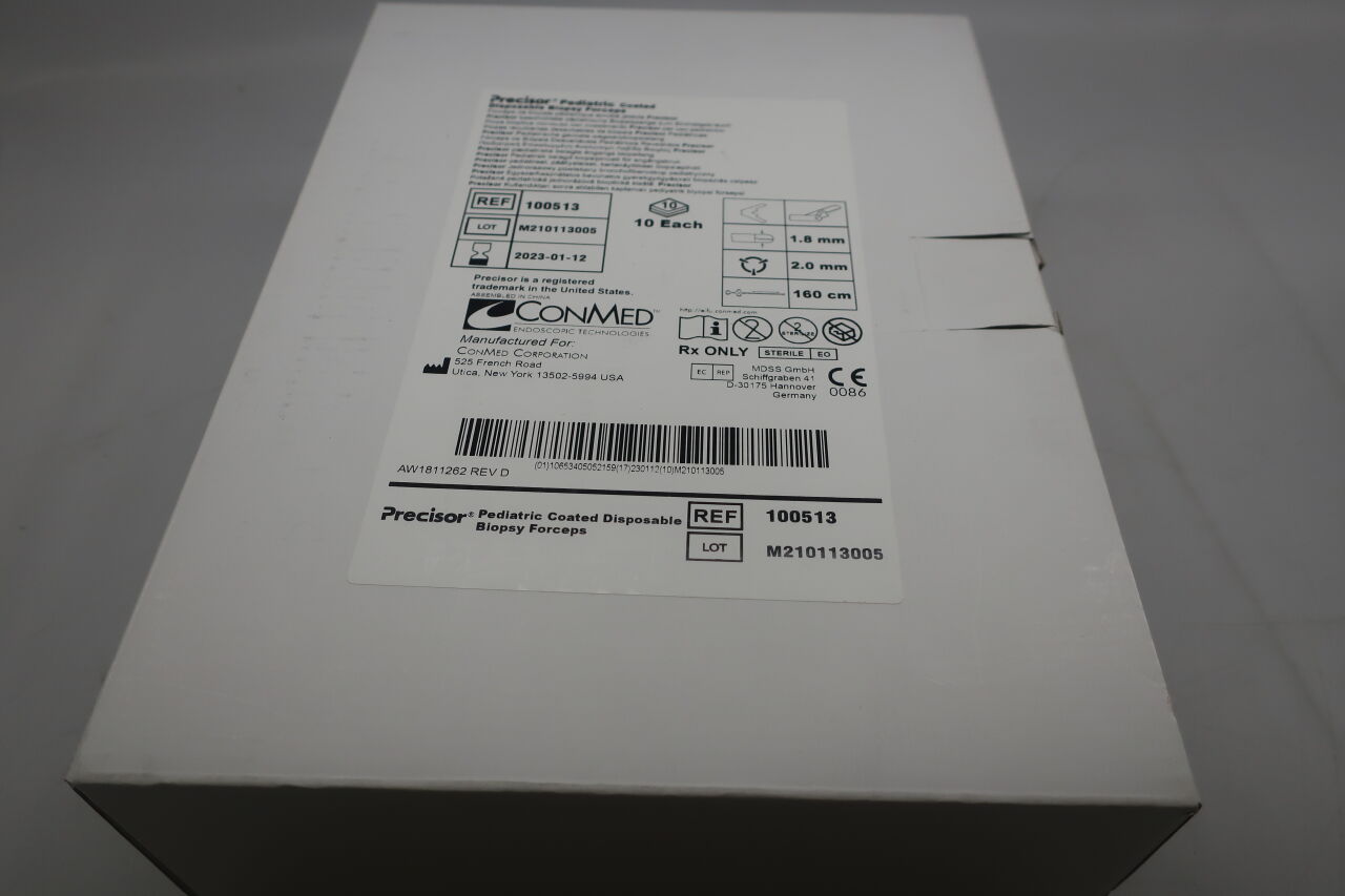 100513 - CONMED - disposable biopsy forceps - 100513, (BX/) - ( Expiry Date: 2023-01-12 )