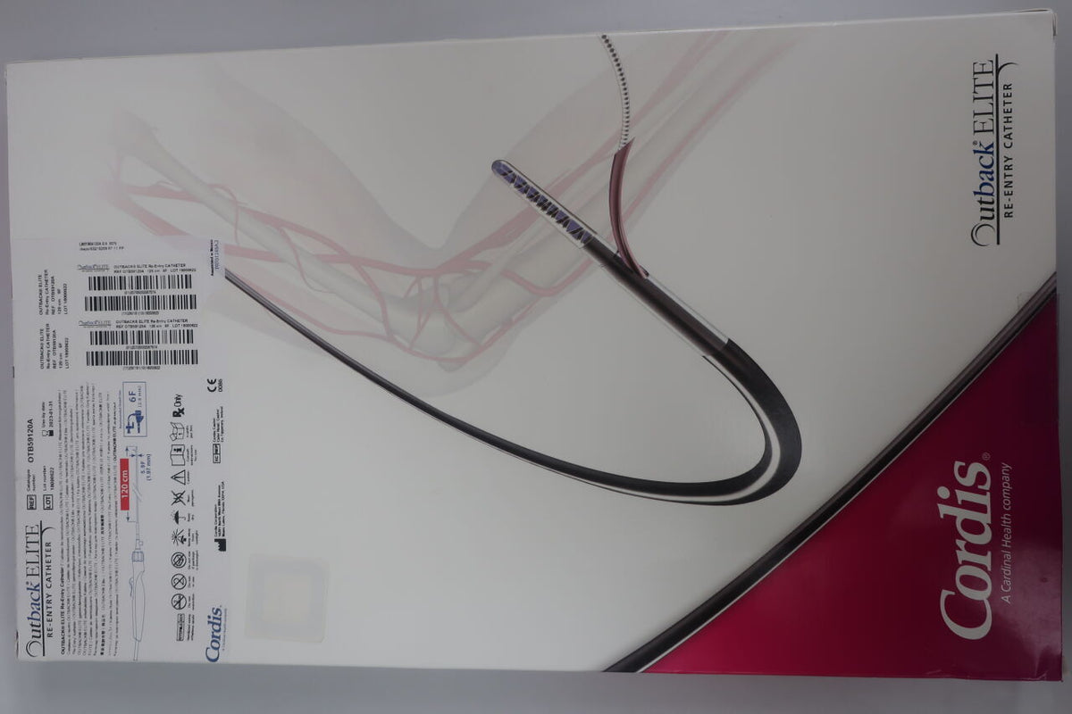 OTB59120A - CORDIS - Outback Elite Re-Entry Catheter 6 Fr Compatibility Sheath, 120 cm Usable Length, (BX/1)
