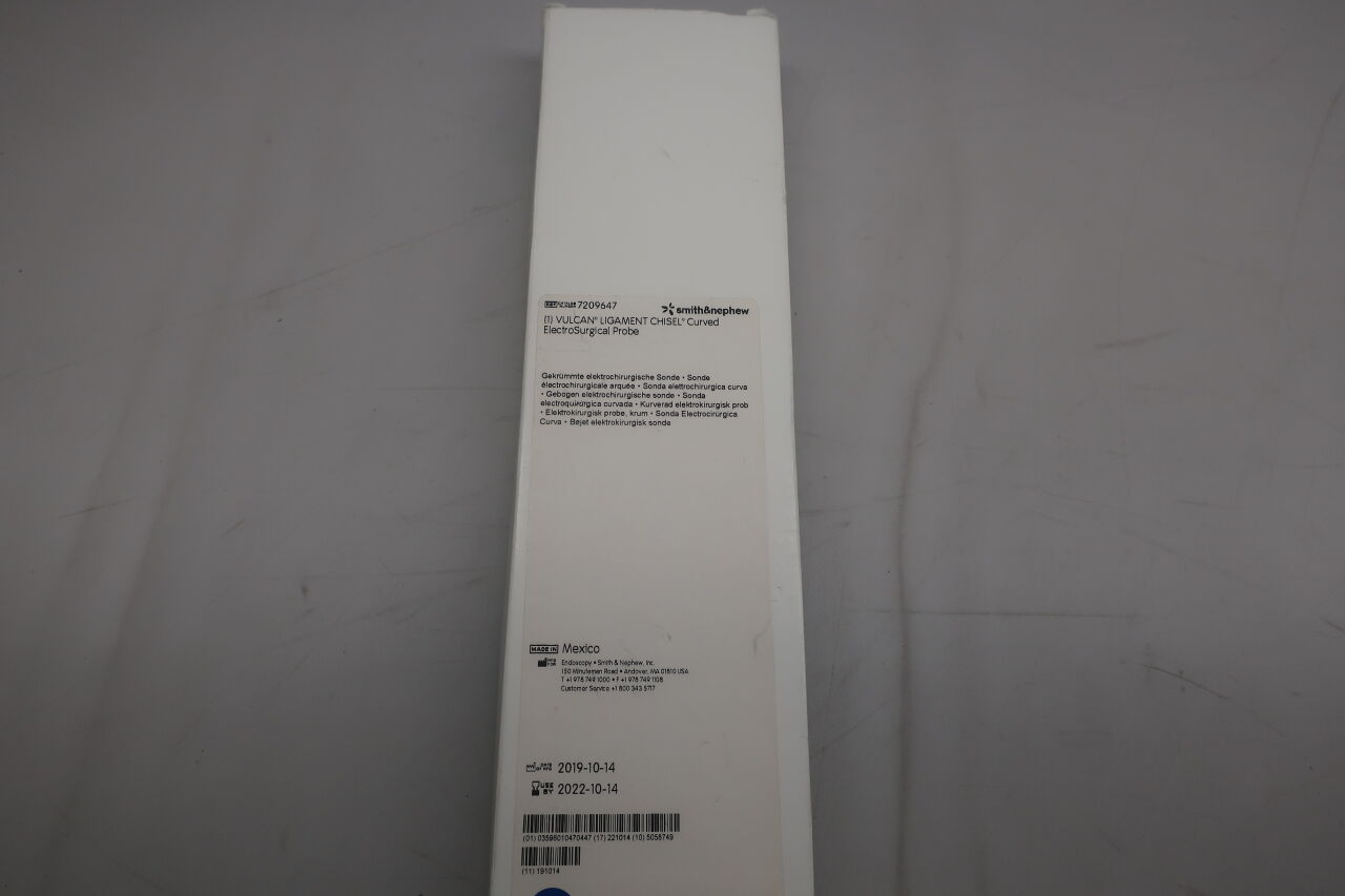 7209647 - SMITH & NEPHEW - Ligament Chisel Green Radiofrequency Probe, Curved, (BX/1) - ( Expiry Date: 2022-10-14 )
