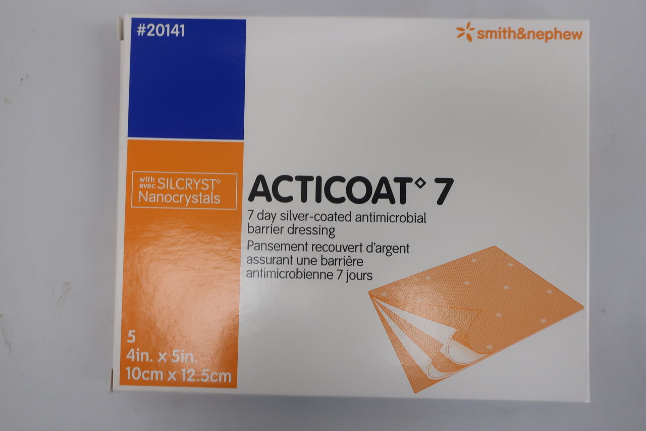 20141 - SMITH & NEPHEW - Acticoat 7inx5in, (BX/5) - ( Expiry Date: 2021-05-01 )
