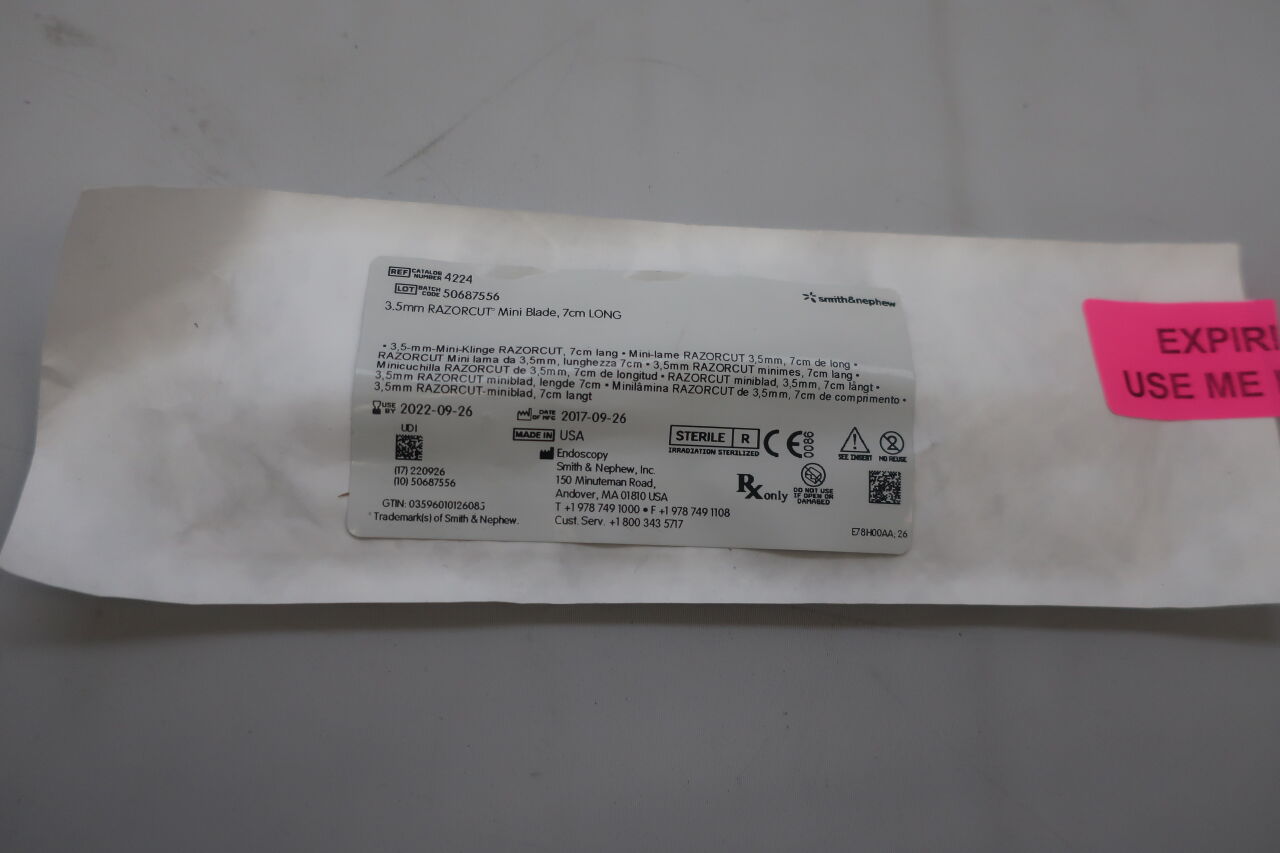 4224 - SMITH & NEPHEW - 3.5mm razorcut - 4224, () - ( Expiry Date: )