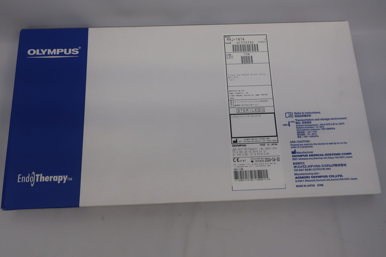 MAJ-1414 - OLYMPUS - Olympus Biopsy Valve, For Olympus BF EBUS Scopes, (BX/4) - ( Expiry Date: 2022-08-31 )
