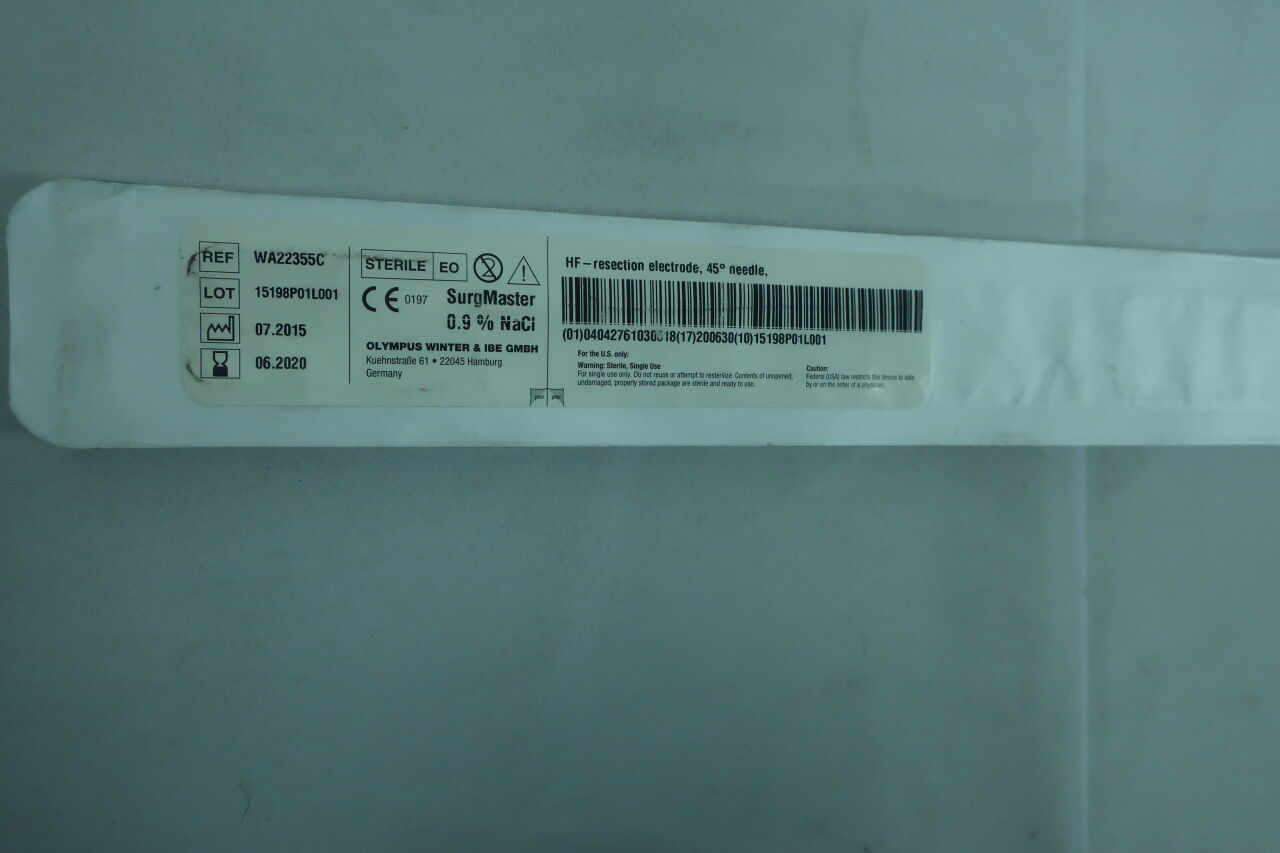 WA22355C - OLYMPUS - Olympus Bipolar Needle Electrode For UES-40 SurgMaster Electrosurgical Unit, 24 Fr Size, () - ( Expiry Date: )