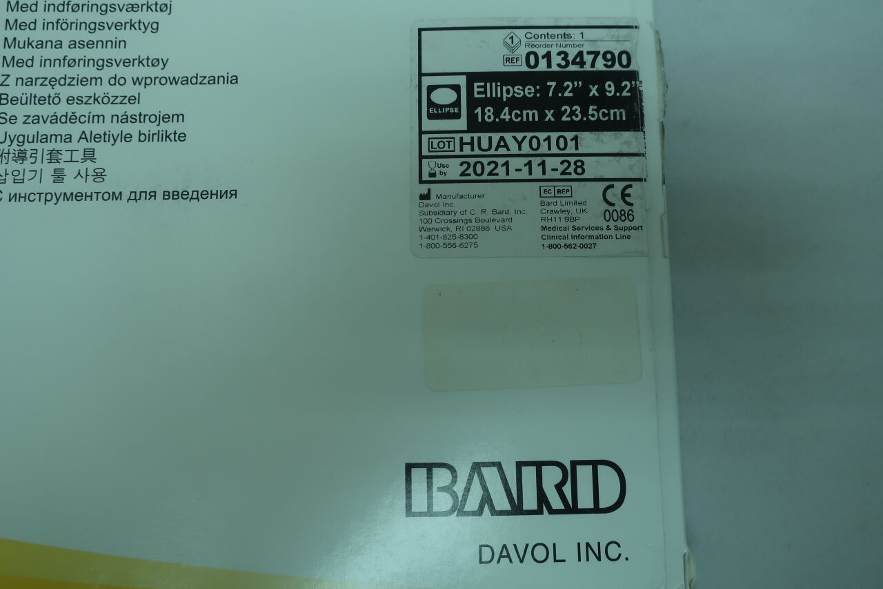 0134790 - BARD - Composix L/P Low-Profile Polypropylene/ePTFE Mesh, 7.2 x 9.2 in., () - ( Expiry Date: 2021-11-28 )