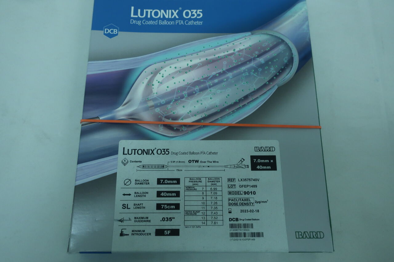 LX3575740V - BARD - lutonix o35 drug coated balloon pta catheter - lx3575740v, (BX/1) - ( Expiry Date: 2023-02-18 )