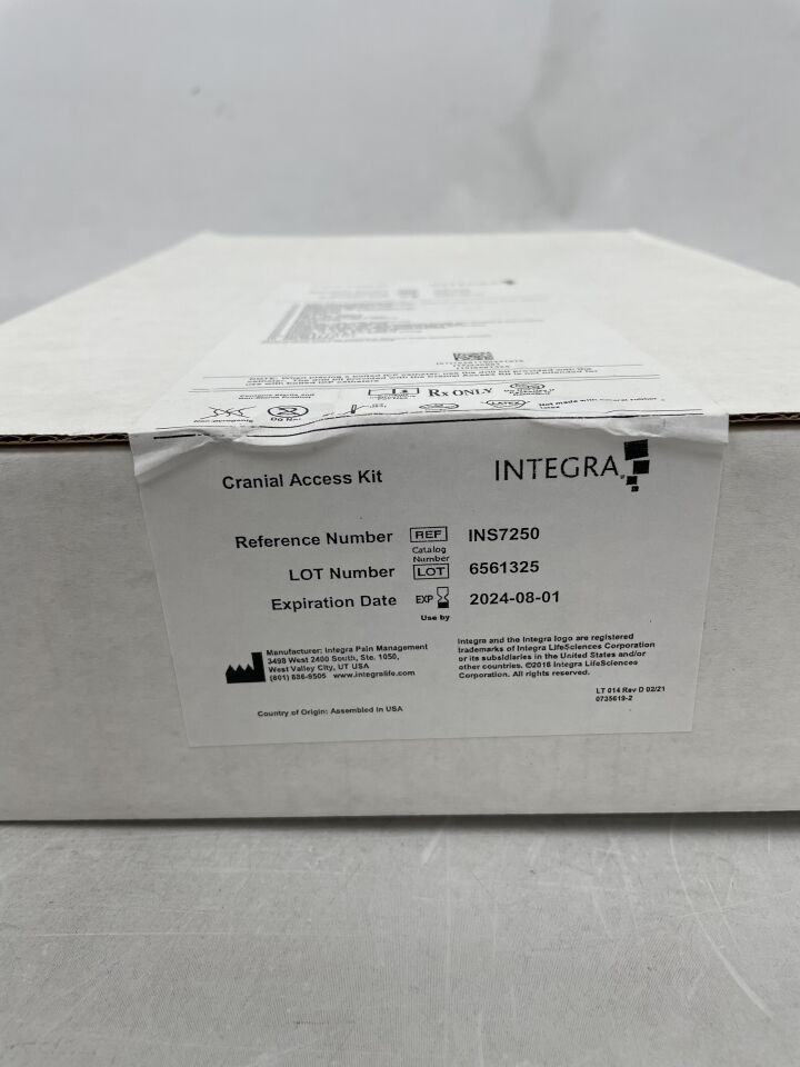 INS7250 - INTEGRA - Integra Cranial Access Kit, Sterile, () - ( Expiry Date: 2020-06-01 )