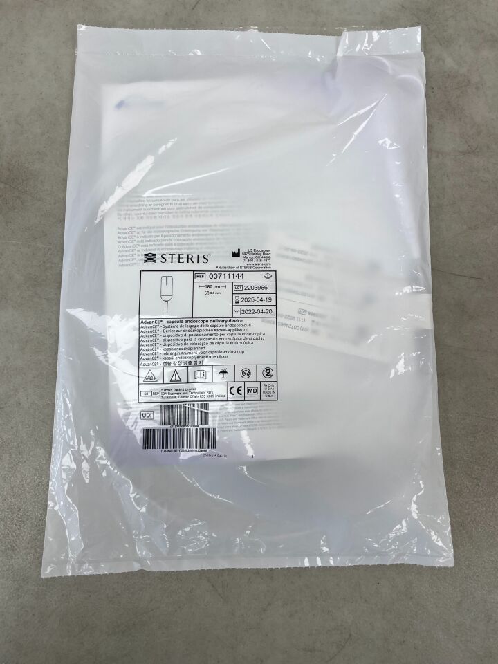 00711144 - US ENDOSCOPY - AdvanCE Capsule Endoscope Delivery Device, 180 cm Length, () - ( Expiry Date: 2021-07-12 )