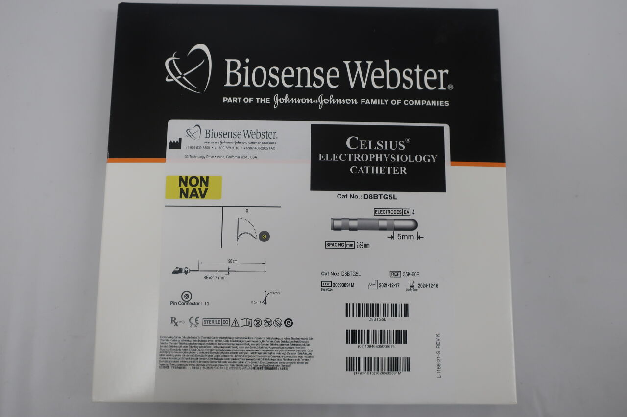 D8BTG5L - BIOSENSE WEBSTER - Cardiac radio-frequency ablation system catheter, (BX/1) - ( Expiry Date: 2022-08-06 )