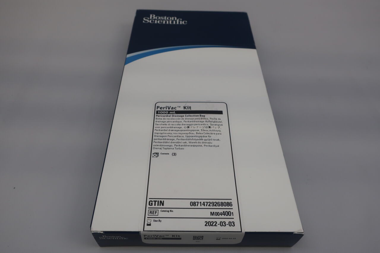400 - BOSTON SCIENTIFIC - PeriVac Kit 1000mL Pericardial Drainage Collection Bag -, (BX/3) - ( Expiry Date: 2022-03-03 )