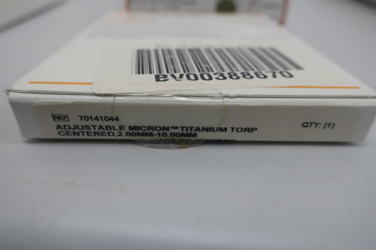 70141044 - GYRUS - Gyrus ACMI Micron Adjustable Titanium Centered TORP Prostheses, 2 to 10 mm Range, (BX/1) - ( Expiry Date: 2020-10-25 )