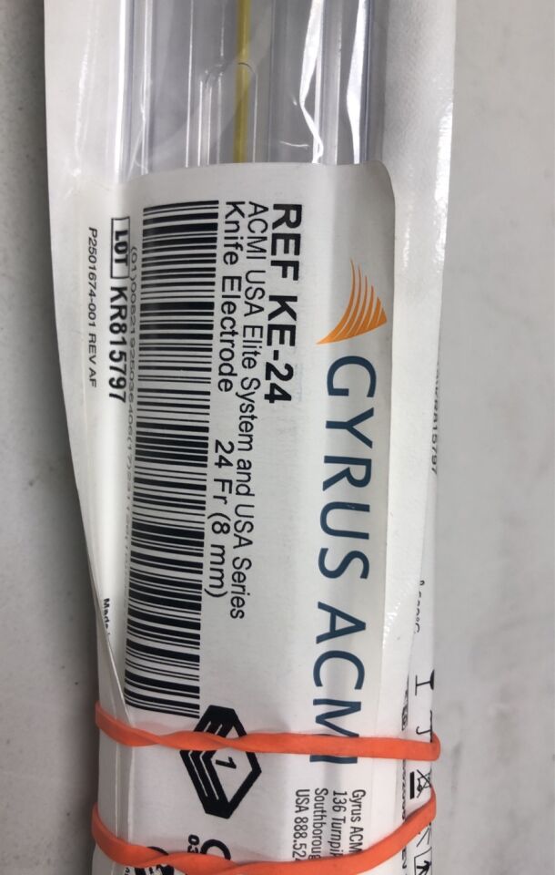 KE-24 - GYRUS - Gyrus ACMI Knife Electrode, 24 Fr Size, () - ( Expiry Date: 2021-06-01 )