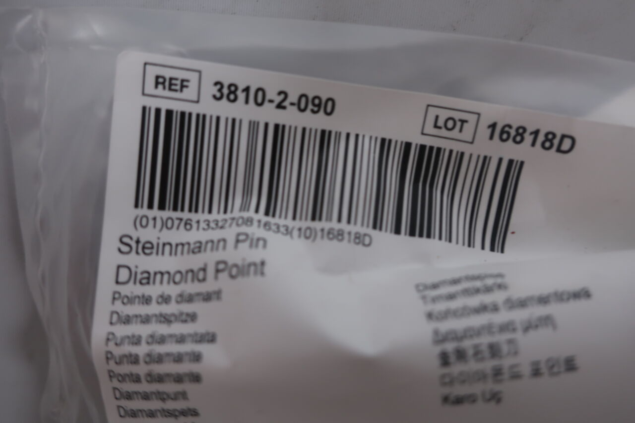 3810-2-090 - STRYKER - steinman pin diamond point , ( EA/ ) - ( Expiry Date : N/A )