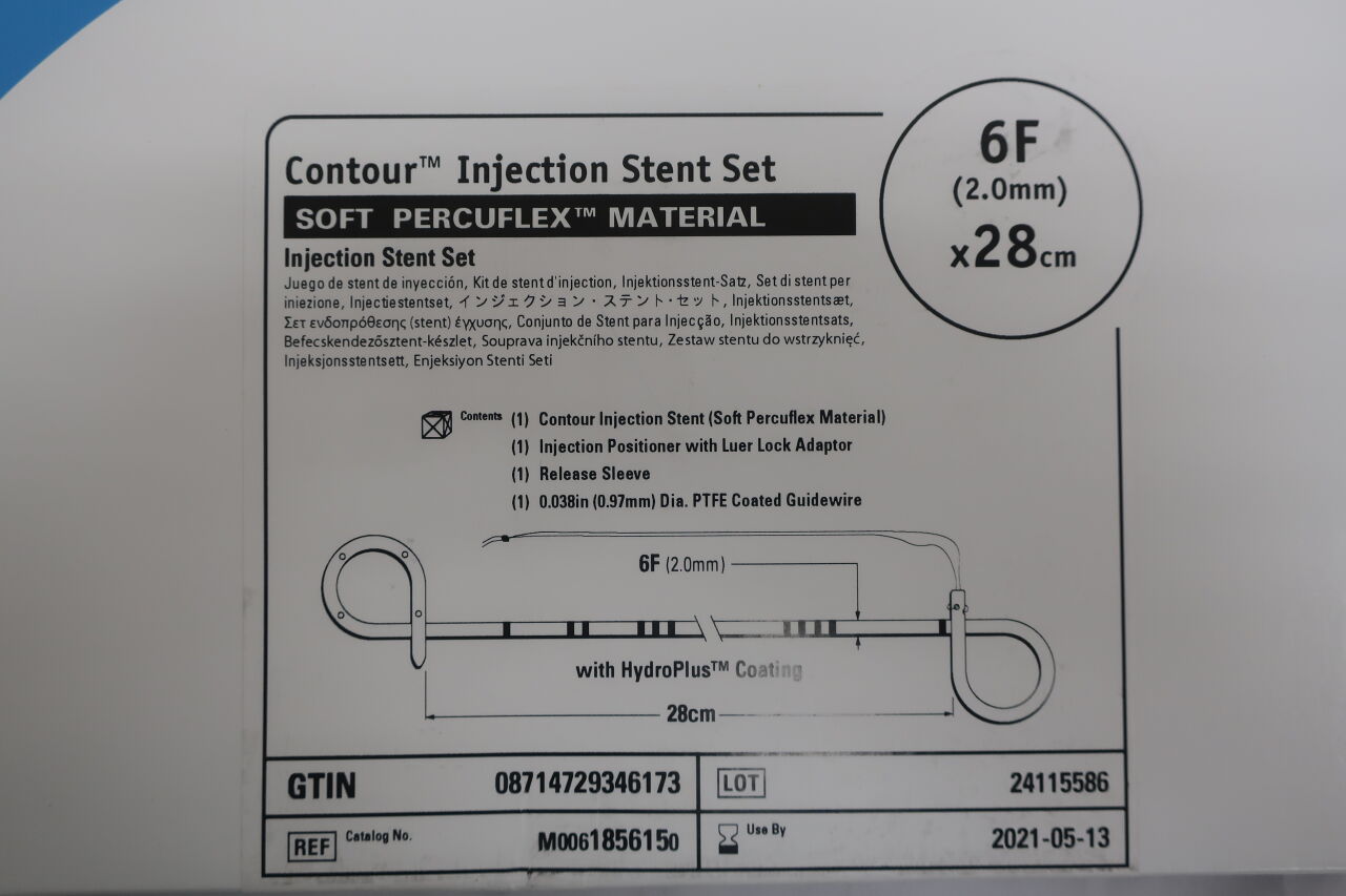 185615 - BOSTON SCIENTIFIC - Contour Injection Stent Set 2.0 mm x 28 cm , (BX/1) - ( Expiry Date: 2021-05-13 )