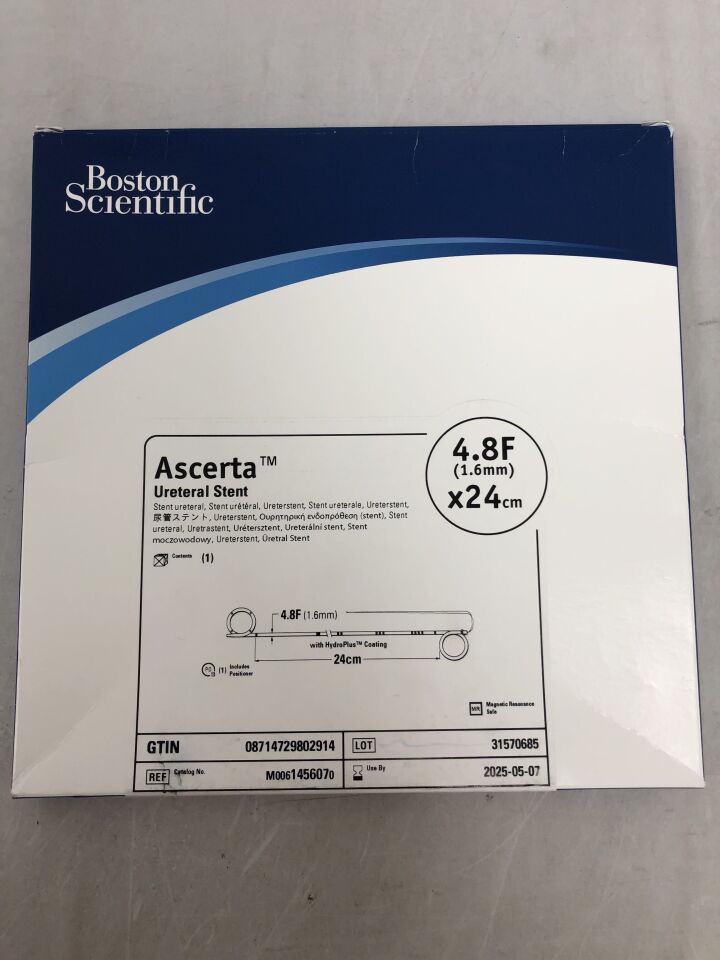 145607 - BOSTON SCIENTIFIC - ascerta stent 4.8 x 24, () - ( Expiry Date: 2023-10-15 )