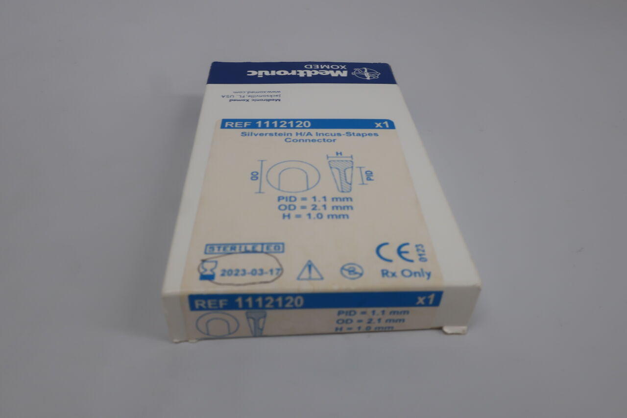 1112120 - MEDTRONIC - Silverstein H/A Incus-Stapes Connector, (BX/1) - ( Expiry Date: 2023-03-17 )