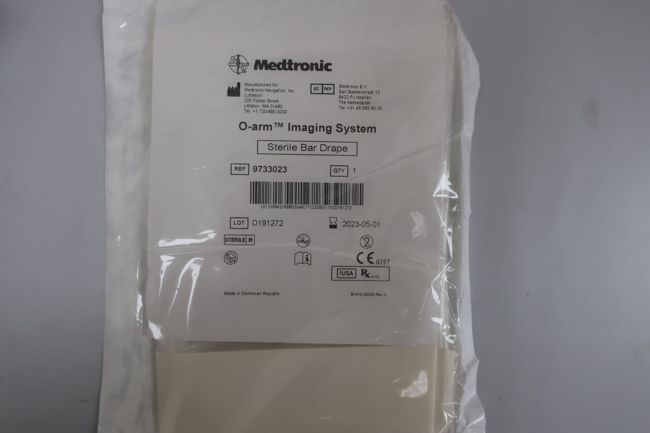 9733023 - MEDTRONIC - O-Arm Imaging System, Sterile Bar Drape, () - ( Expiry Date: 2023-05-01 )