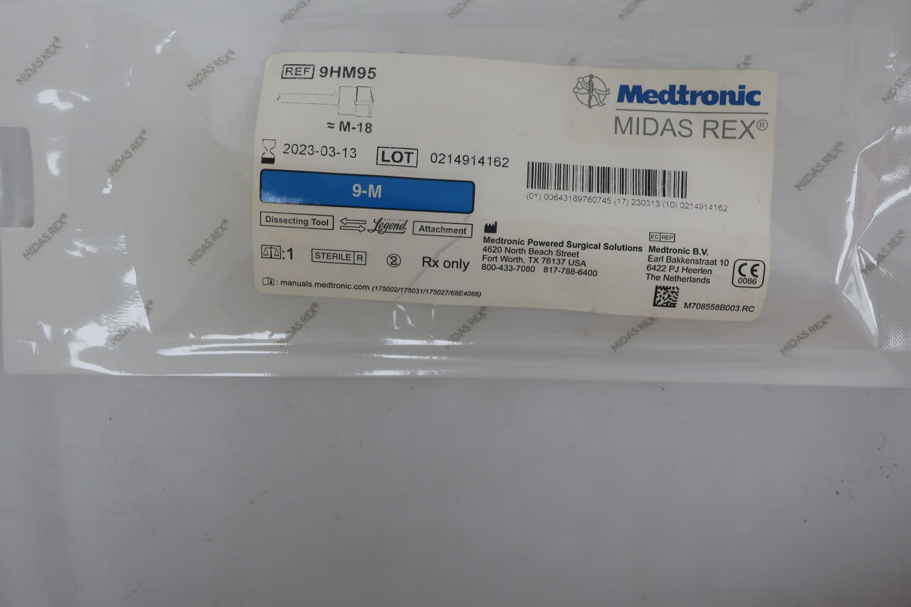 9HM95 - MEDTRONIC - Midas Rex Legend Hole Maker 9cm x 9.5mm, (EA) - ( Expiry Date: 2023-03-13 )