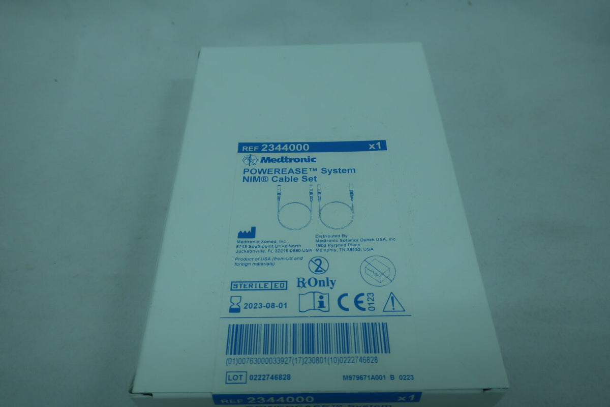 2344000 - MEDTRONIC - PowerEase NIM Cable Set, (BX/1)