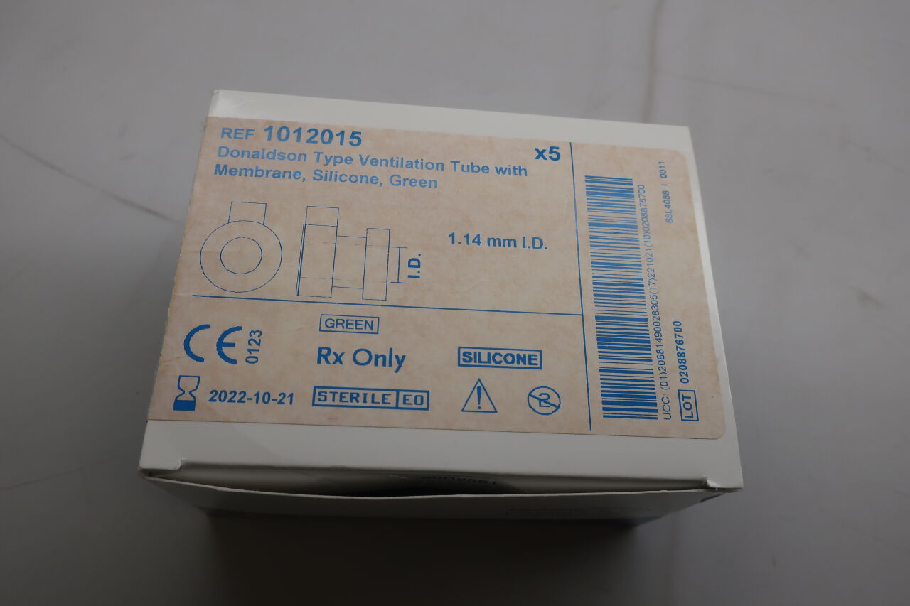 1012015 - MEDTRONIC - Donaldson Type Ventilation Tube, (BX/5) - ( Expiry Date: 2022-10-21 )